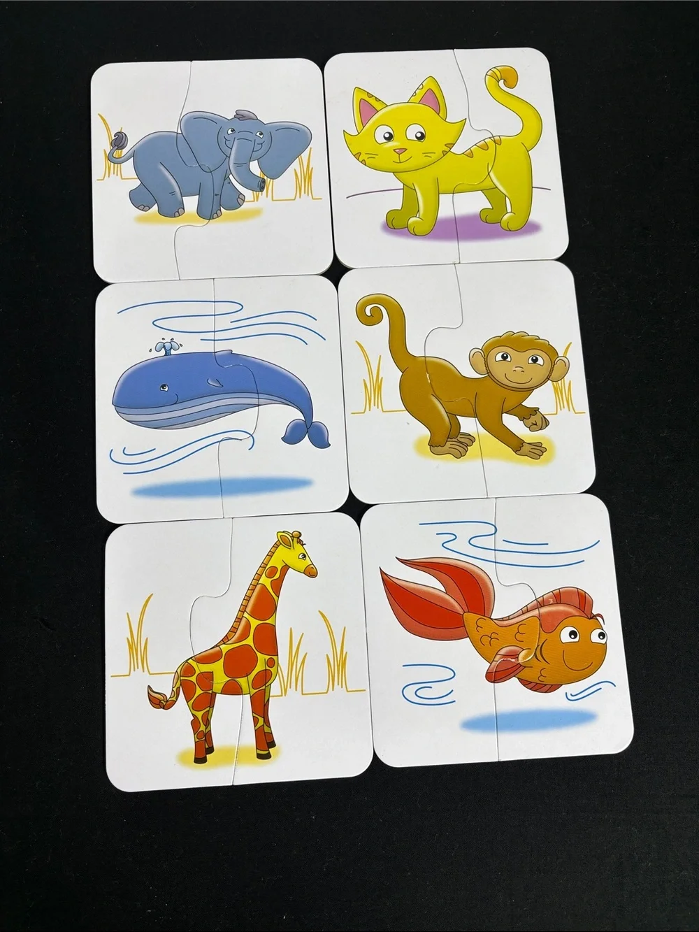 Wooden Peg Stacking and Animal Matching Set - Multicolor